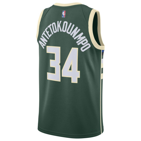 Nike Ανδρική φανέλα Milwaukee Bucks Icon Edition Dri-FIT NBA Swingman Jersey
